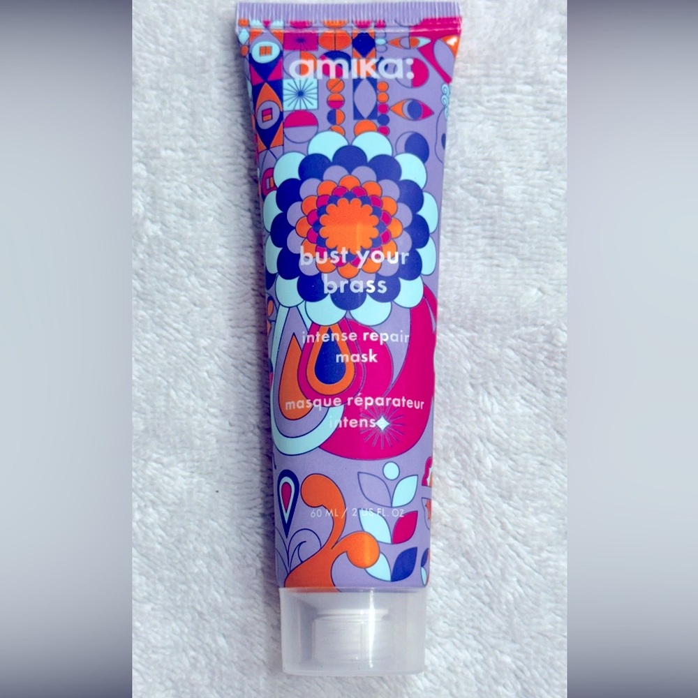 amika bust your brass toning + strength repair mask 60ml BRAND NEW/SEALED - Picture 7 of 9